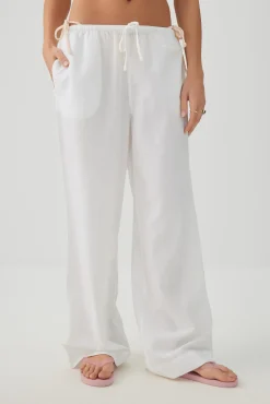 Mid Rise Wide Leg Pants