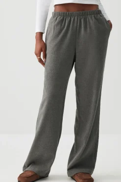 Mid Rise Wide Leg Pants