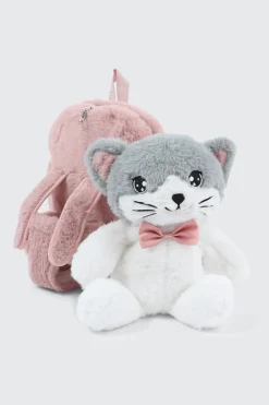 Mini Backpack with Removable Plushie
