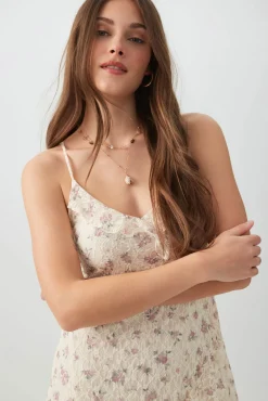 Mini Dress with Ruffles