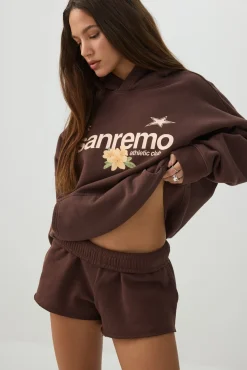 Mini Fleece Knit Low Rise Shorts