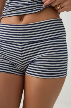 Mini Fold Over Biker Shorts