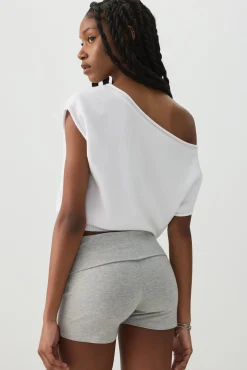 Mini Fold Over Biker Shorts