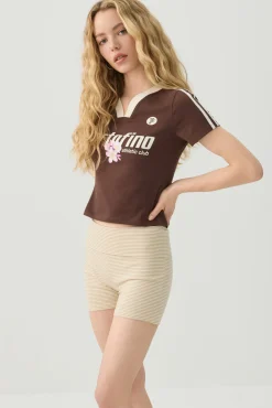 Mini Fold Over Biker Shorts