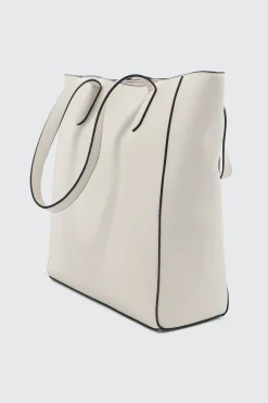 Minimalist Faux Leather Tote Bag