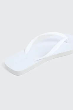 Minimal Square Toe Flip Flops