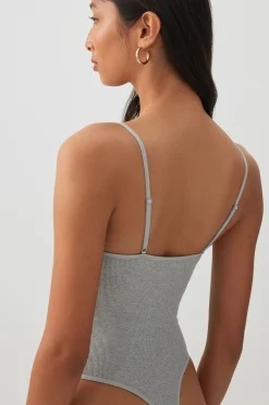 Molded Cup Seamless Rib Bodysuit