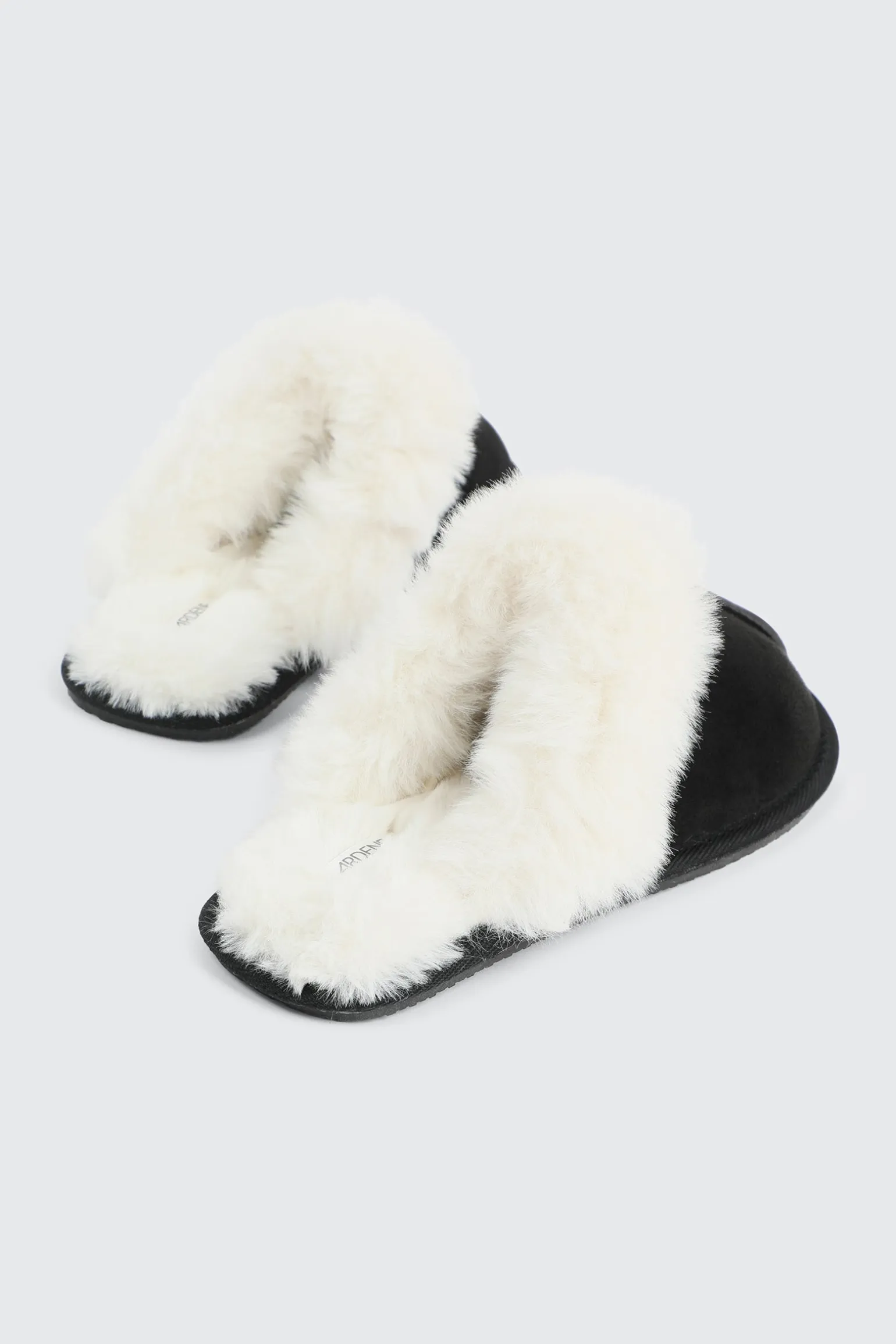 Mule Slippers with Fur Lining