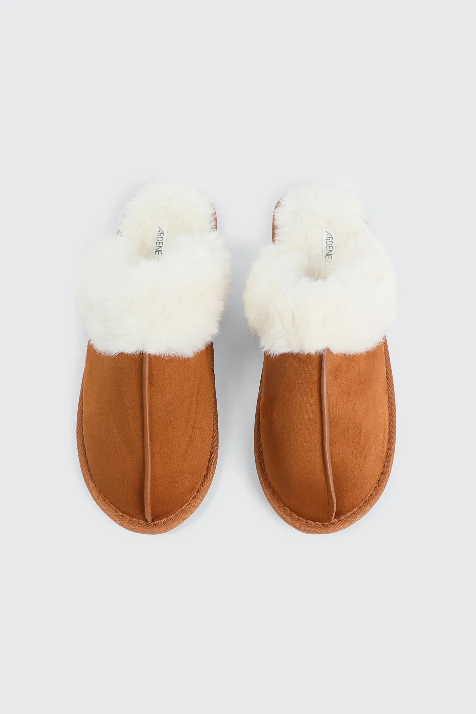 Mule Slippers with Fur Lining