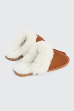 Mule Slippers with Fur Lining