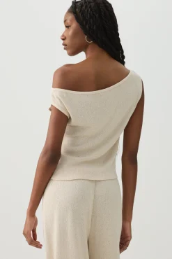 Off Shoulder Knit Top