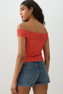 Off Shoulder Lace Top