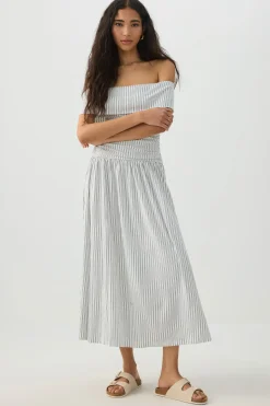Off Shoulder Midi Dress