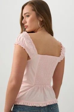 Off Shoulder Puff Sleeve Top