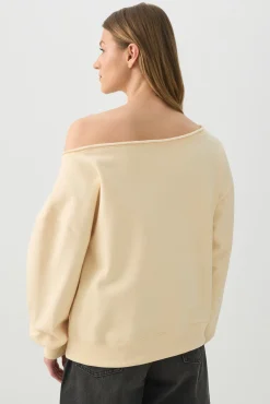 Off Shoulder Sweatshirt