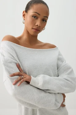 Off Shoulder Sweatshirt