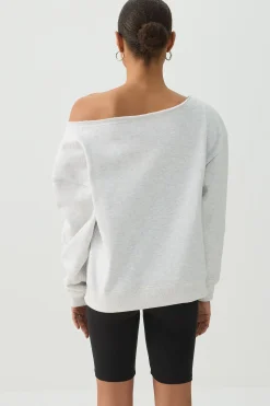 Off Shoulder Sweatshirt