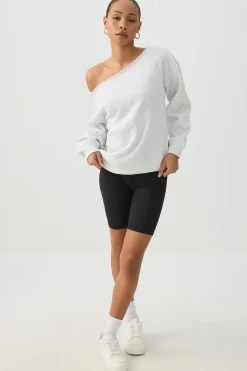 Off Shoulder Sweatshirt