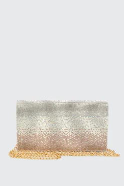 Ombre Rhinestone Clutch