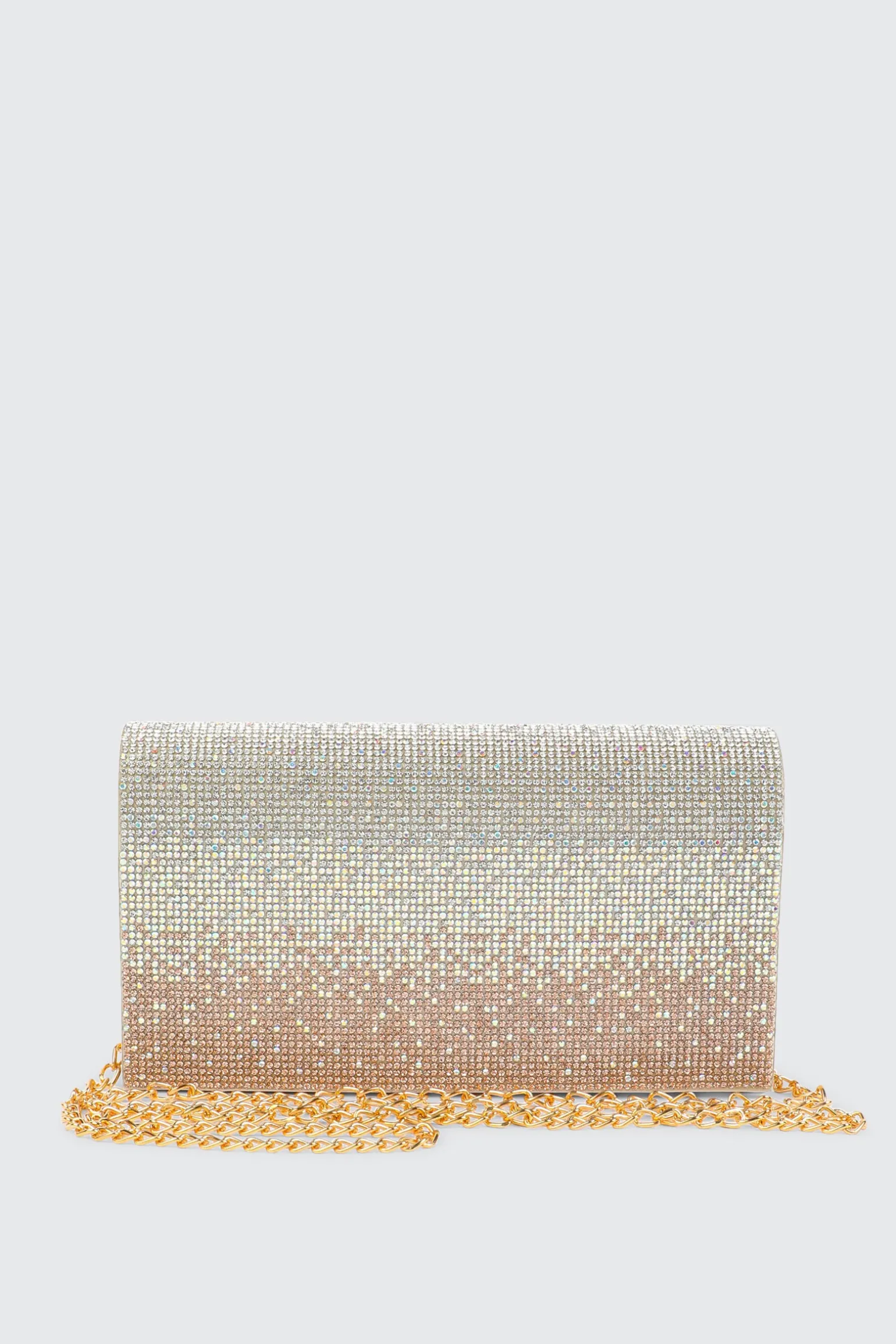 Ombre Rhinestone Clutch