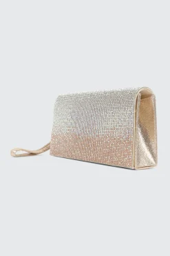 Ombre Rhinestone Clutch
