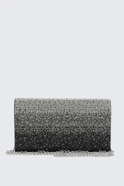 Ombré Rhinestone Clutch