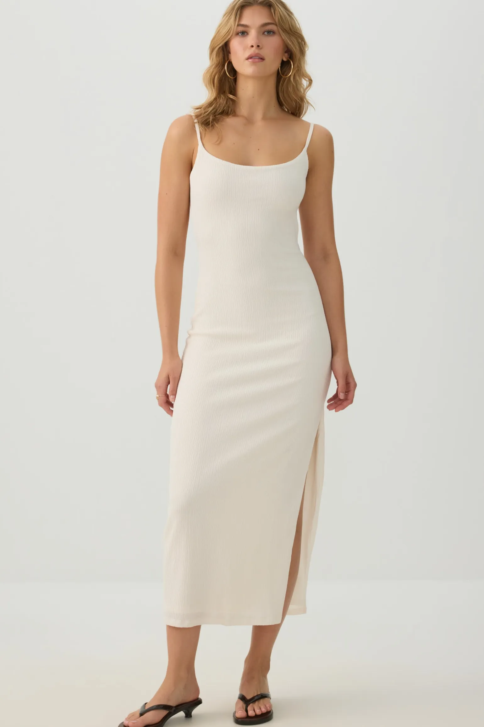 Open back Bodycon Midi Dress