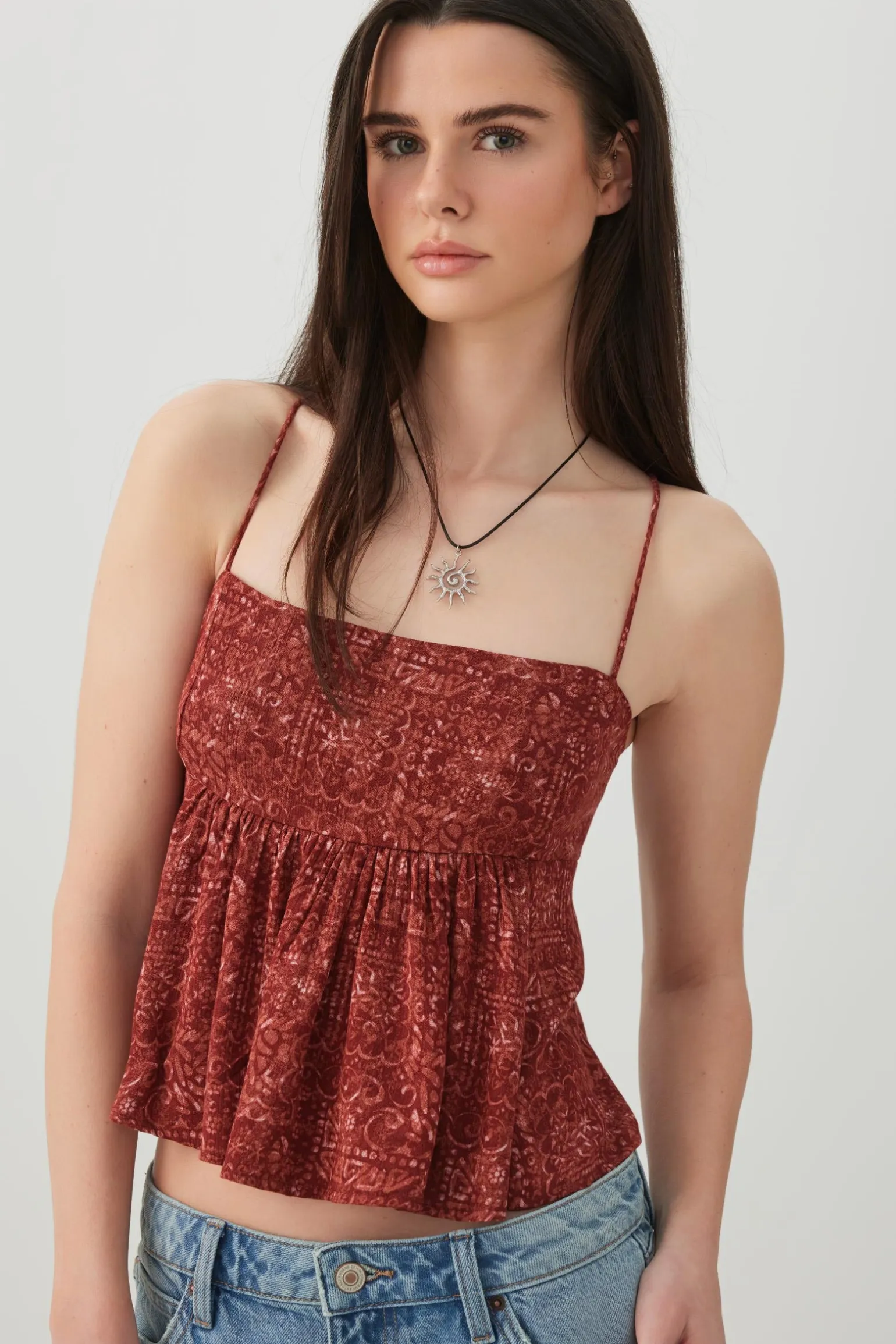 Open Back Tank Top