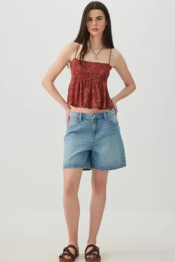 Open Back Tank Top