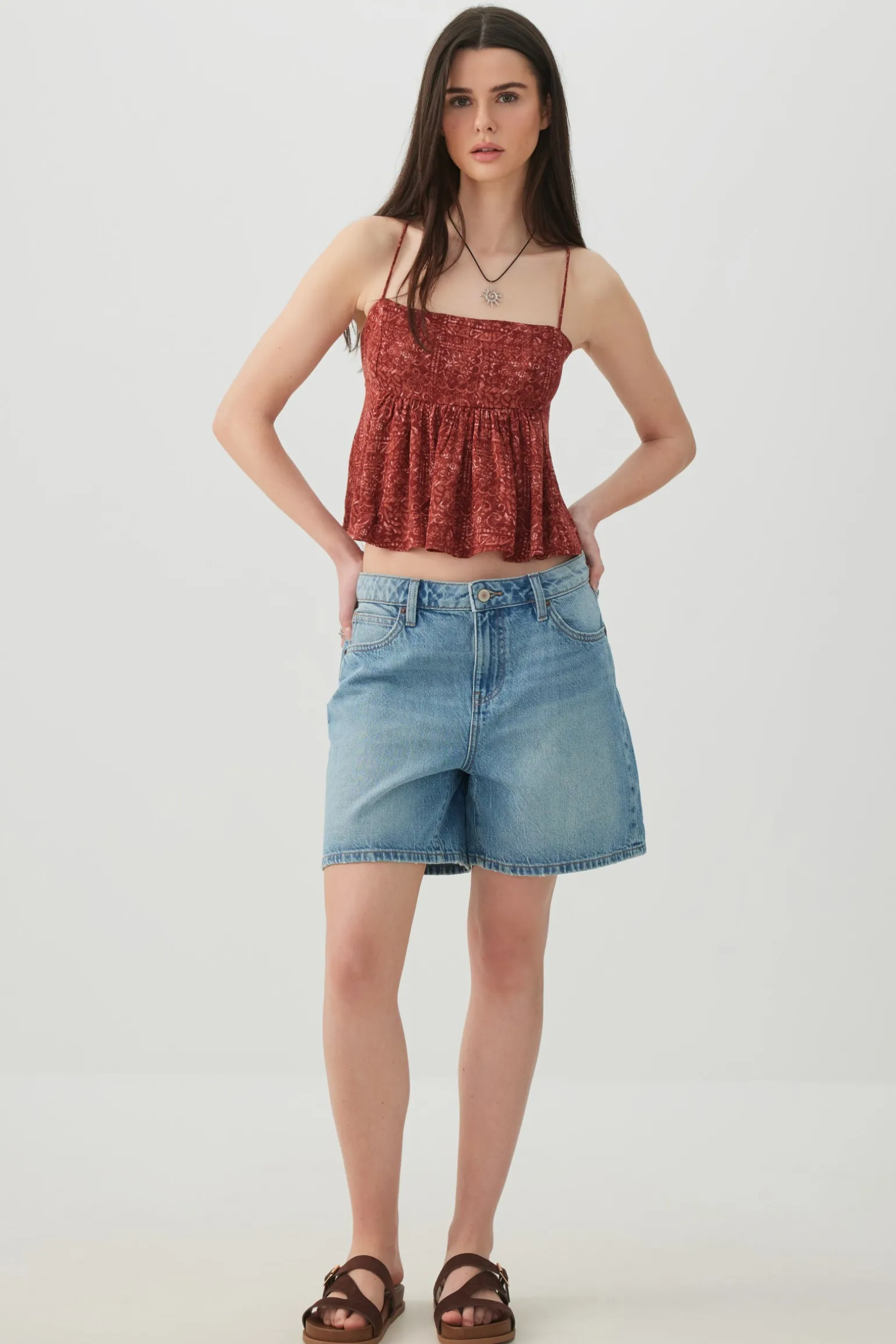 Open Back Tank Top