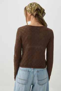 Open Stitch Cardigan