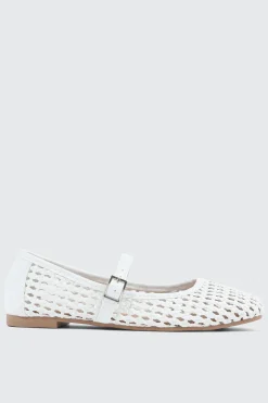 Open Weave Ballet Flats