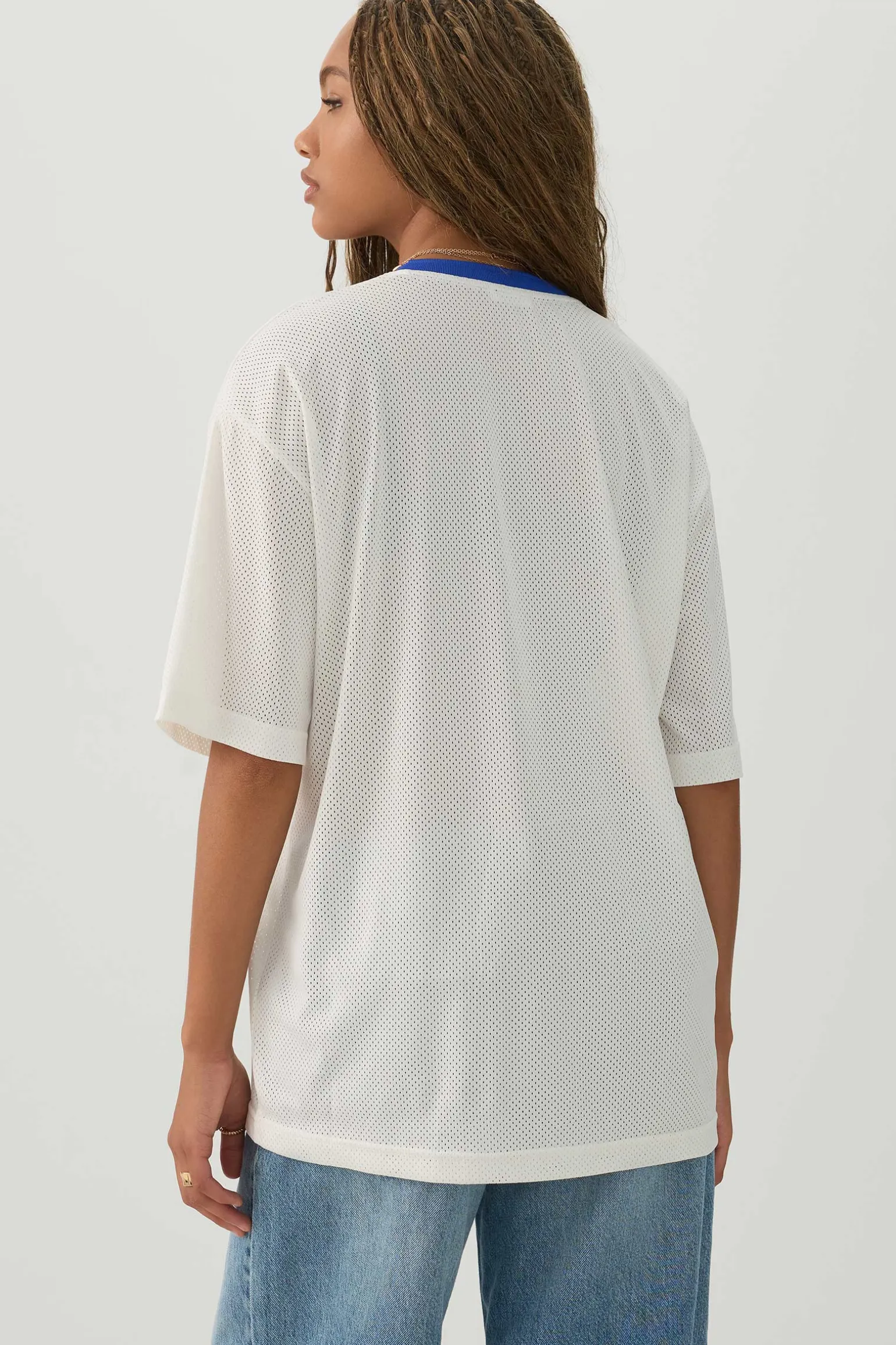 Oversized Football Mesh T-Shirt