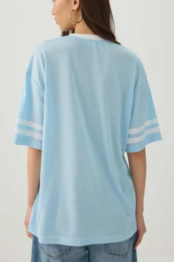 Oversized Football Mesh T-Shirt