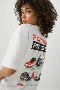 Oversized Formula 1 Graphic T-shirt