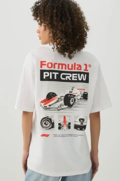 Oversized Formula 1 Graphic T-shirt