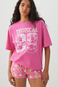 Oversized Graphic PJ T-Shirt