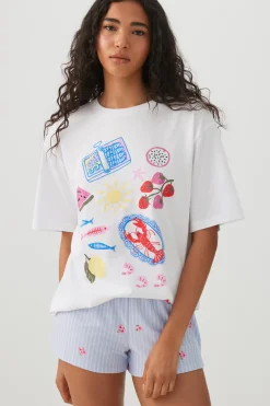 Oversized Graphic PJ T-Shirt