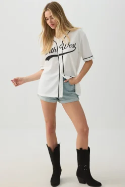 Oversized Mesh Football Shirt