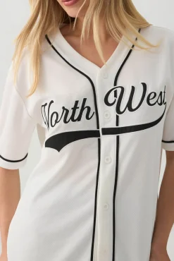 Oversized Mesh Football Shirt