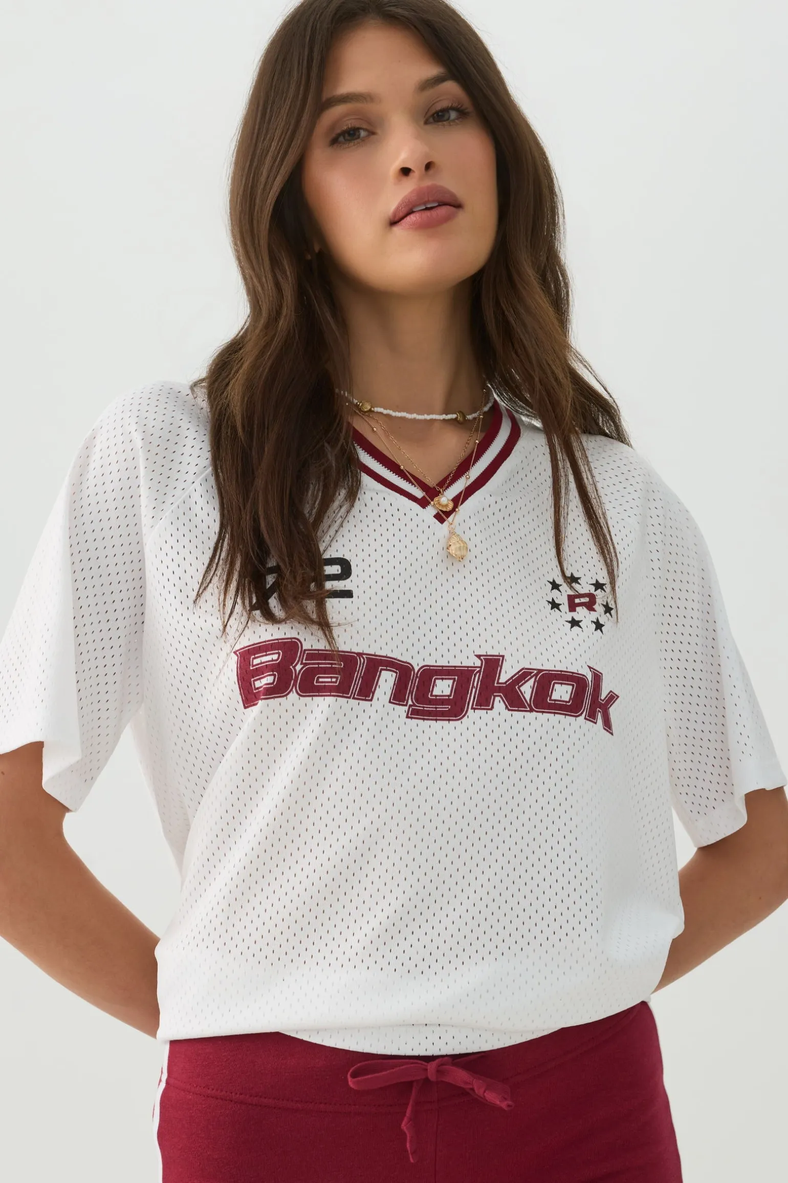 Oversized Mesh Thailand Football Top