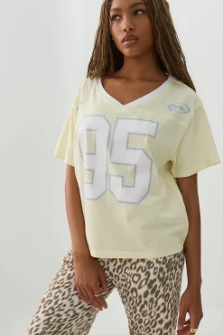 Oversized V-Neck PJ T-Shirt