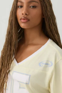 Oversized V-Neck PJ T-Shirt