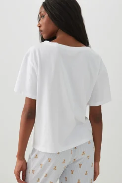 Oversized V-Neck PJ T-Shirt