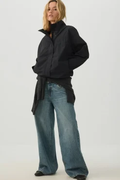 Oversized Windbreaker Jacket