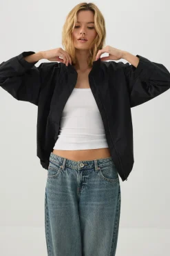 Oversized Windbreaker Jacket