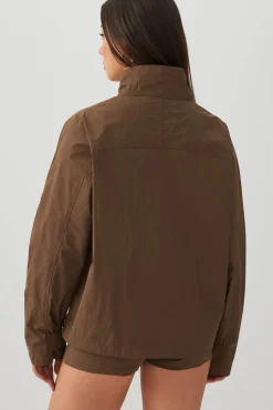 Oversized Windbreaker Jacket