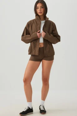 Oversized Windbreaker Jacket