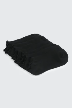 4-Pack Ankle Socks with Ruffled Edge