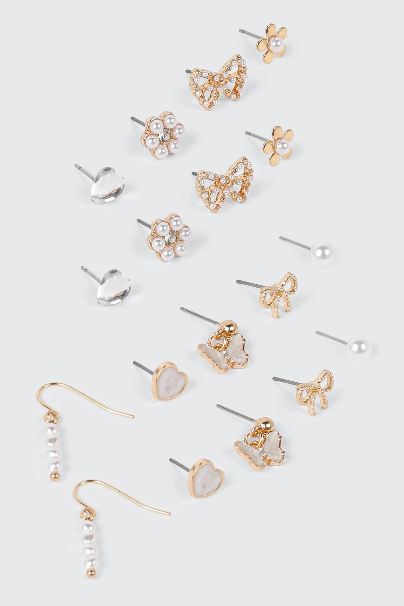 9-Pack Assorted Earrings